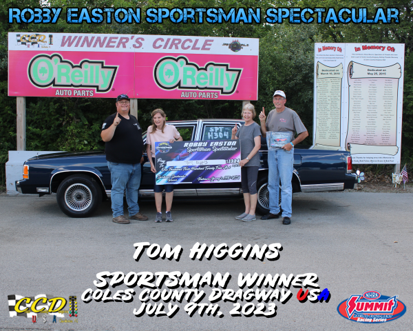 Tom Higgins Sportsman Win July 9, 2023