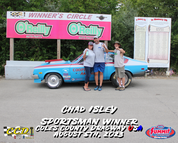 Chad Isley Sportsman Win August 5, 2023