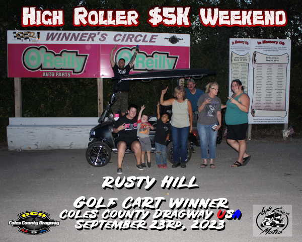 Rusty Hill Pro Cart Win September 23, 2023