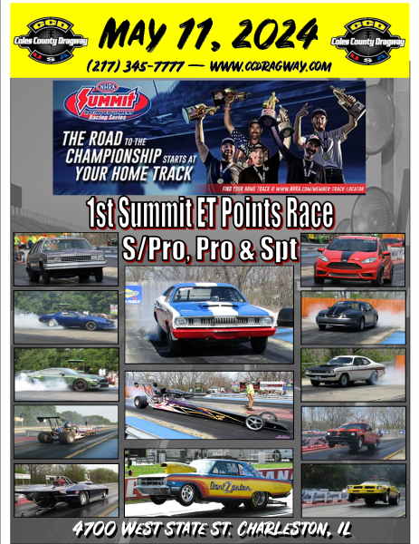 Coles County Dragway 1st Test-N-Tune Flyer Preview