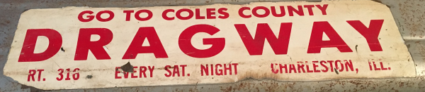 Coles County Dragway bumper sticker