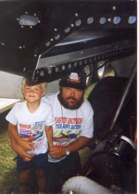 Bob Easton with son Robby