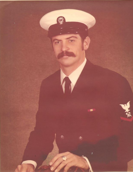 Jim while serving in the US Navy