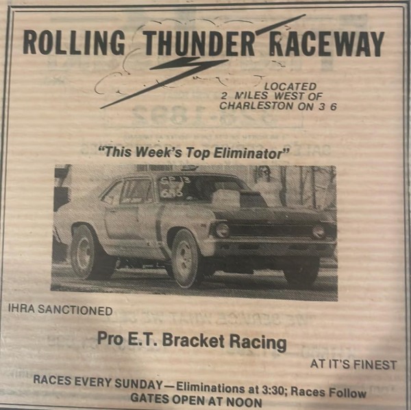 Rolling Thunder Flyer featuring "Mini Beefeater"