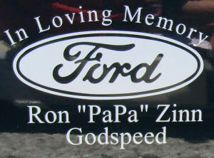 In memory of Papa Zinn