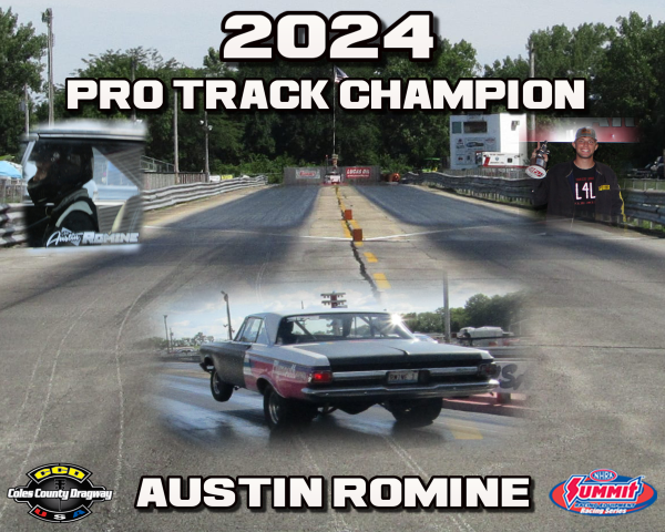 2024 Pro Track Champion - Austin Romine