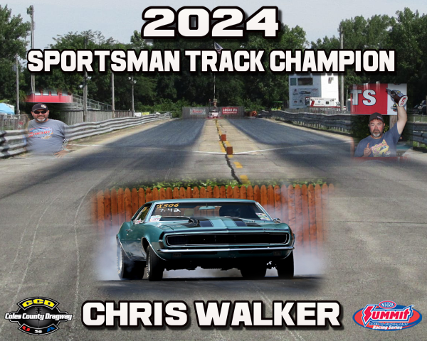 2024 Sportsman Track Champion - Chris Walker