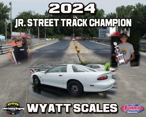 2024 Jr. Street Track Champion - Wyatt Scales